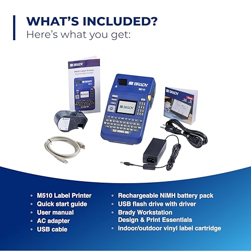 M510 Portable Industrial Label Printer