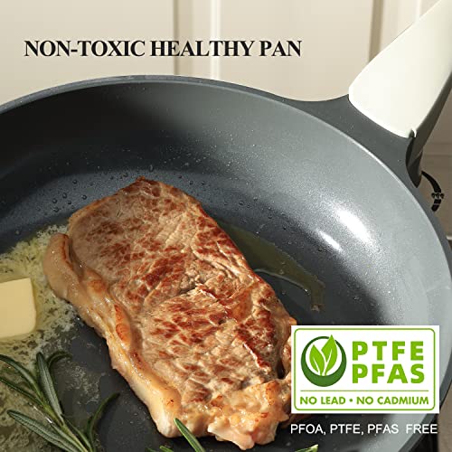Nonstick Ceramic Frying Pan (10 Inch / Gray)