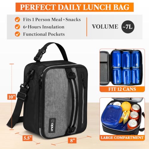 Insulated Lunch Bag for Men Women Kids