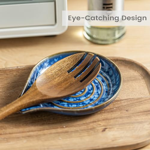 Spoon Holder for Stove Top (Starry Blue)
