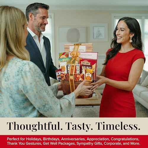 Ultimate Gift Basket with Gourmet Foods Snacks & Sweets