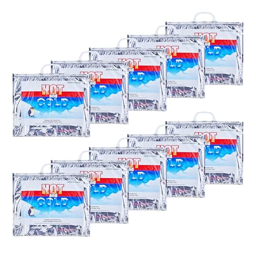 Hot and Cold Insulated Bags for Food Delivery (Small (Meal Size))