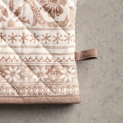 Maison d'Hermine Oven Gloves 100% Cotton Oven Mitt (121 - Allure / 7.5" x 13" (Oven Mitt))