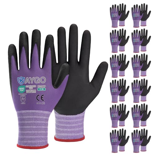 Safety Work Gloves (12 Count)