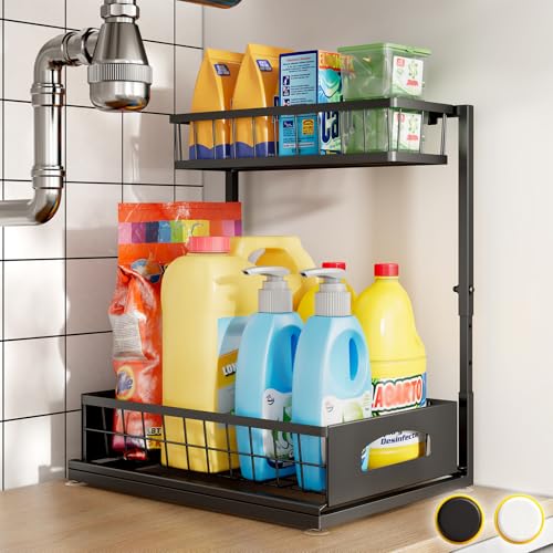 Under Sink Organizer (1 Pack / Black)
