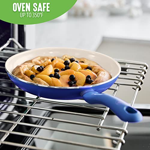 Non Stick Fry Pan Set (7" & 10" Frying Pan Skillet Set / Blue)