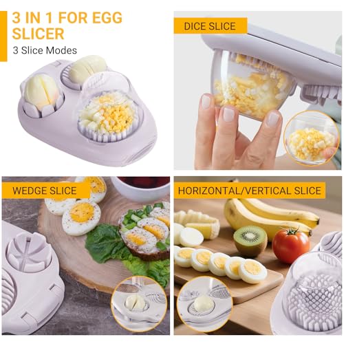 Egg Slicer and Grape Slicer for Fruit Salad