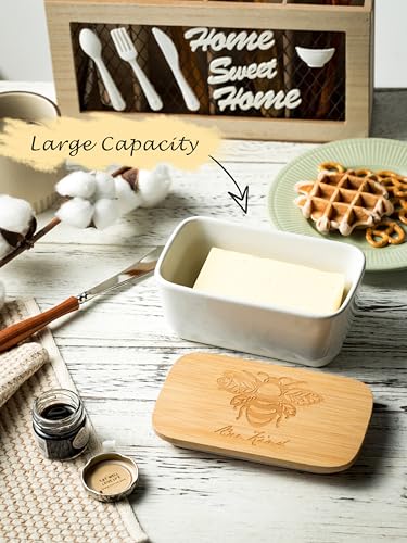 Covered Butter Dish for Countertop