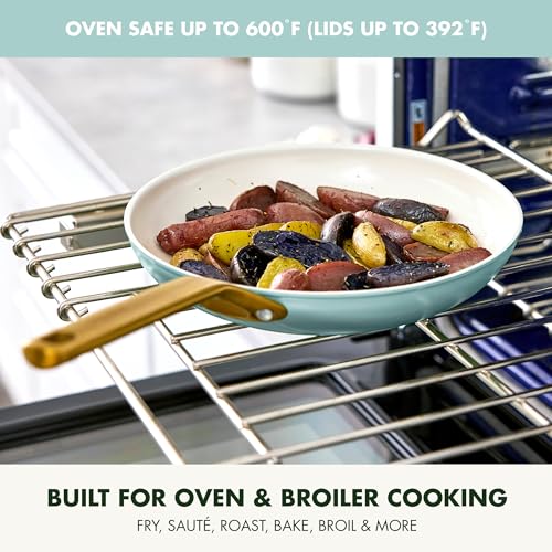 Nonstick Reserve Pro 10 Piece Cookware Set (Seaside Blue / 10 Piece Cookware Set)