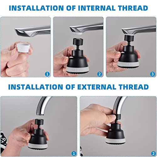 4 Spray Modes Faucet Aerator