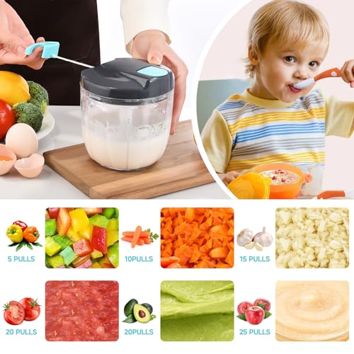Manual Food Processor Vegetable Chopper