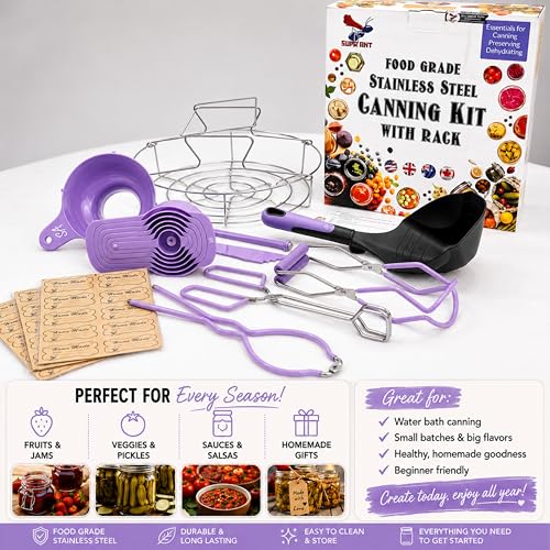Canning Supplies Starter Kit (Lavender)