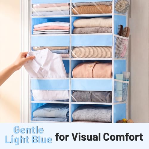 Blue Over the Door Organizer 5 Tiers (Blue - 5 Tiers)