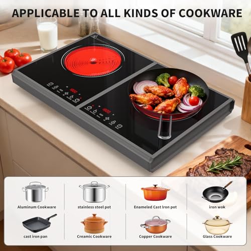 Electric Cooktop (2 burner electric cooktop)