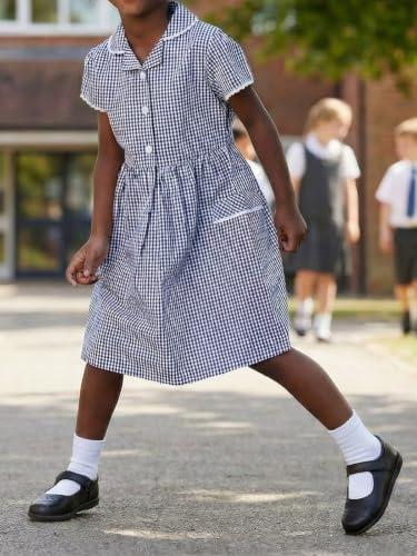 Unisex Kids Boys Girls Soft Cotton School Socks 10 (X-Large / White)