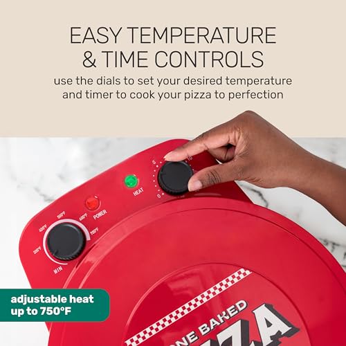 Homecraft Stone Baked Pizza Oven (Red Pizza)
