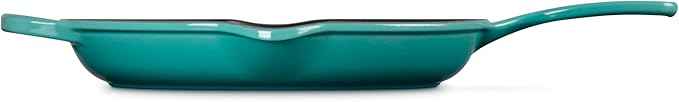 Le Creuset Enameled Cast Iron Signature Round Skillet, 11.75", Riviera