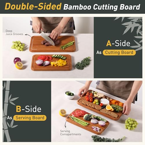 2 Packs Wood Cutting Board