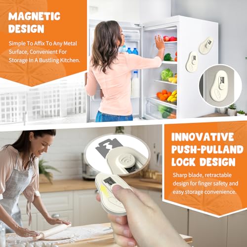 Extractable & Magnetic Bread Lame Dough Scoring Tool (Cream)