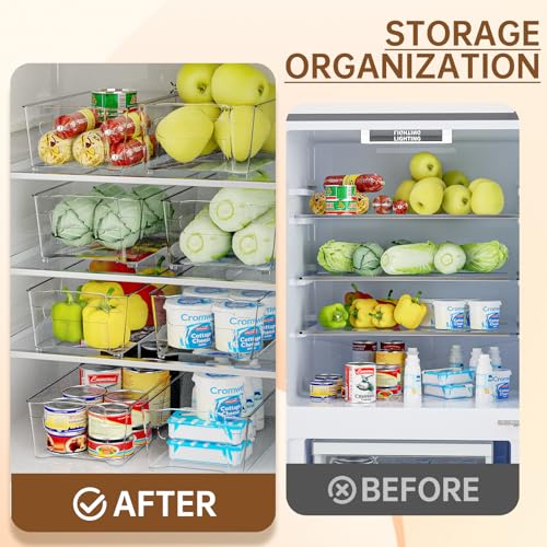 Clear Fridge Organizer (8 Count)