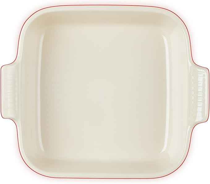 Le Creuset Stoneware Heritage Square Dish, 3 qt. (9"), Flame