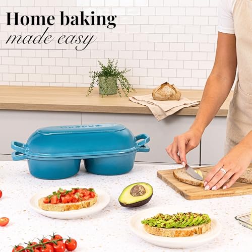 Dutch Oven For Sourdough Bread Baking (Light Blue)