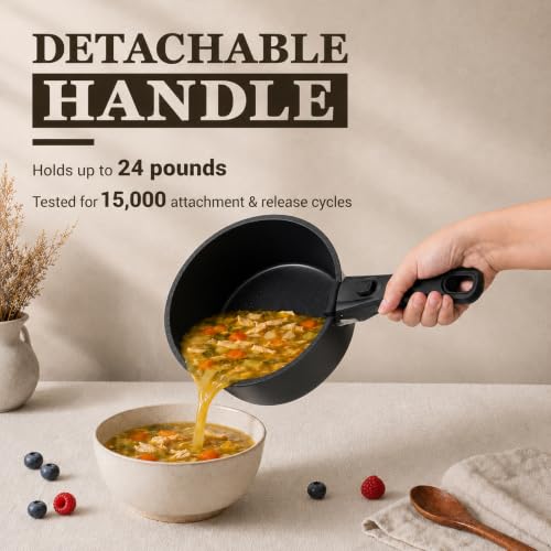 30 Piece Nonstick Pots and Pans Set (Black / 30 Pack)