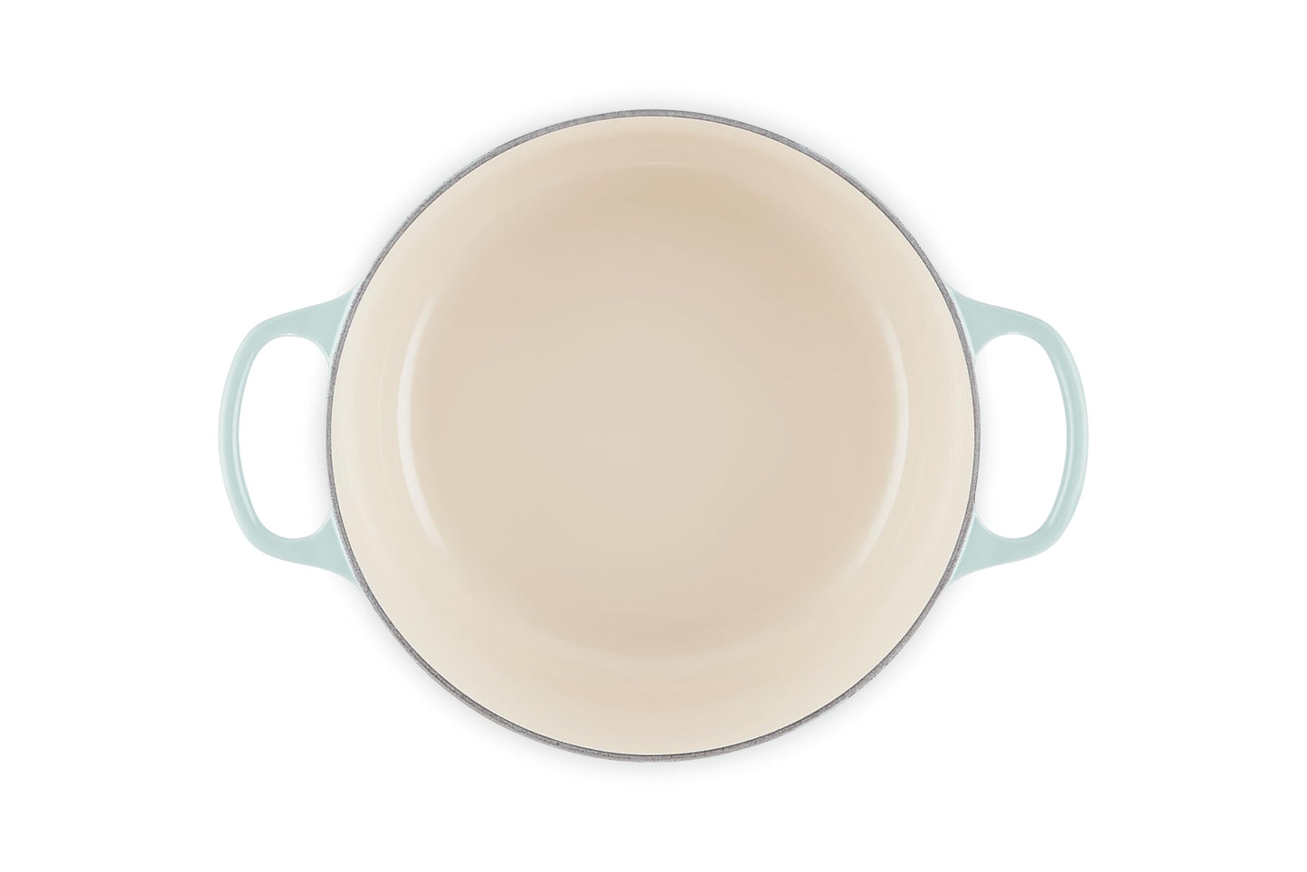Enameled Cast Iron Round Dutch Oven (Sea Salt / 5.5 Qt)