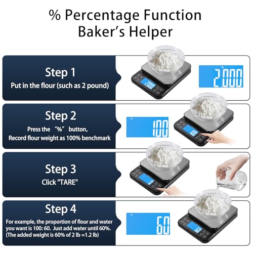 Large Kitchen Scale 0.1g (Black)