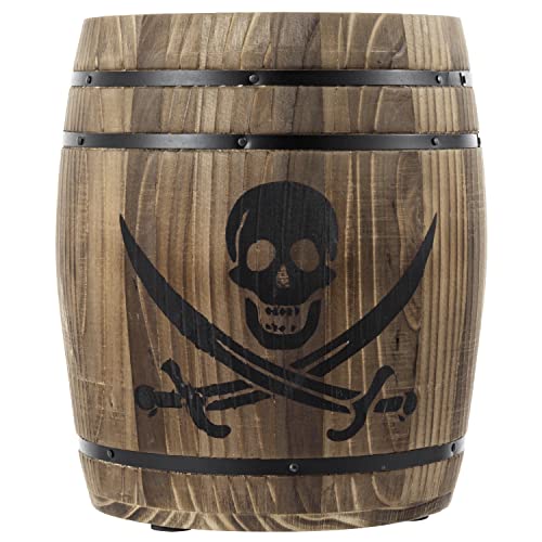 Pirate Rum Cask Utensil Crock