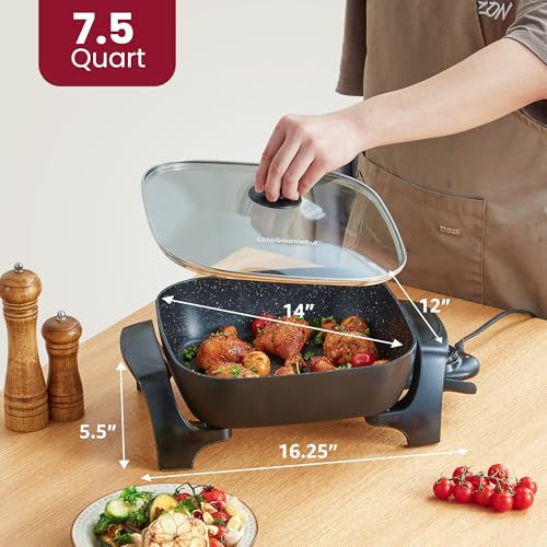 7.5Qt Nonstick Electric Skillet (7.5Qt)