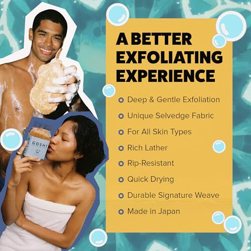 Exfoliating Shower Sponge (Marigold Yellow)