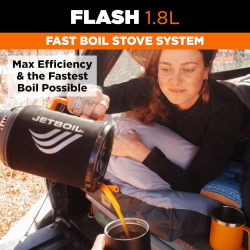 Flash 1.8L Fast Boil Stove for Camping and Backpacking (Carbon / 1.8 Liter)