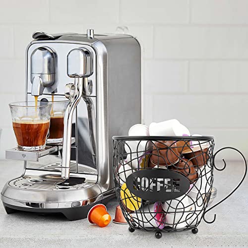 K Cup Holder for Counter (Flat Black / Large for 40 kcups)