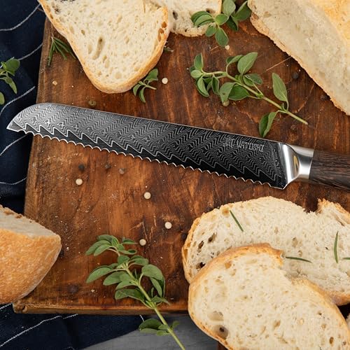 Magnetic Kitchen Knife Block Set 6 Pcs (Espresso / 6-Piece)