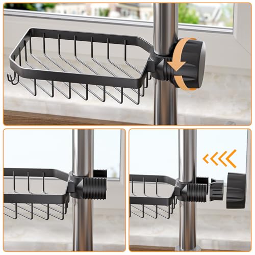 Sponge Holder Over Faucet Kitchen Sink Caddy Organizer
