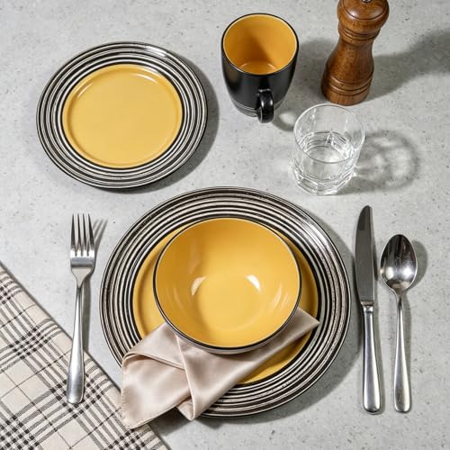 HomeVss 16 Piece Dinnerware Set