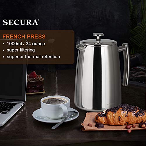French Press Coffee Maker (34-Ounce)