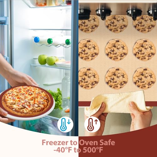 Silicone Baking Mat Set of 4 (Red / 4-piece set)