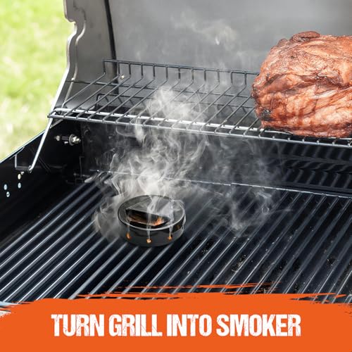 Onlyfire BBQ Wood Chip Smoker Box with Lid for Grills