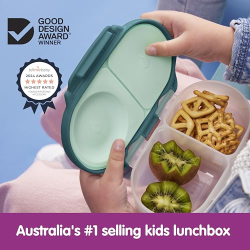 Snack Box Snack Containers for Kids (1-pack / Emerald Forest)