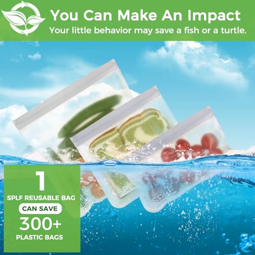 10 Pack Reusable Sandwich Bags Dishwasher Safe (10 Pack-10 Sandwich / Gray)