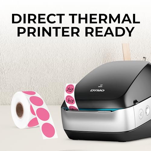 Bright Pink Thermal Labels (Bright Pink)