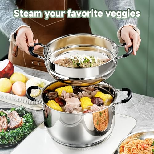 Stainless Steel Kitchen Cookware Set (11-Piece)