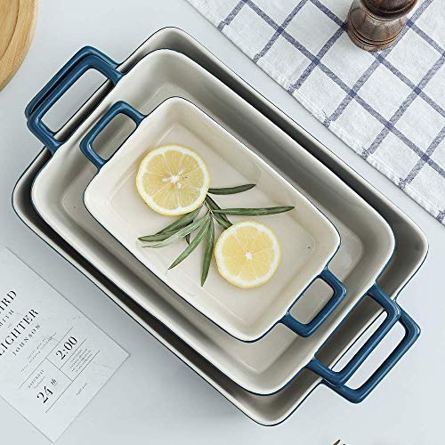 Bakeware Set Ceramic Baking Dish (Gradient Blue)