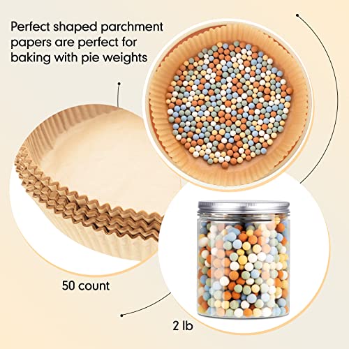1 Pcs 2 lb Pie Weights Ceramic (Multicolor)