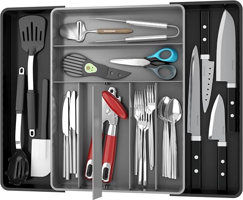Expandable Kitchen Drawer Flatware Organizer