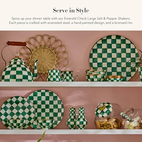 Salt & Pepper Set (Emerald Check / Large)
