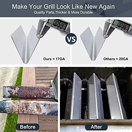 7635 Grill Flavorizer Bars for Weber Spirit E210 E220 S210 S215 (L2 7635)