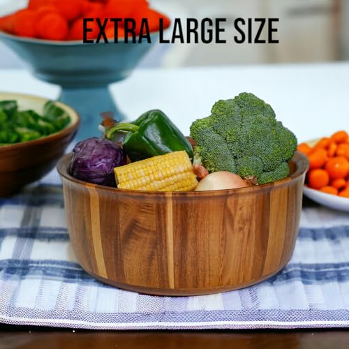 Extra Large Wooden Salad Bowl